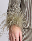 Sage Detachable Feather Cuffs (Set of 2)