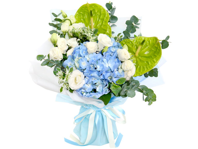 Florist Flower Bouquet - Hydrangea Bouquet FGB08 - GD0607A7 Photo