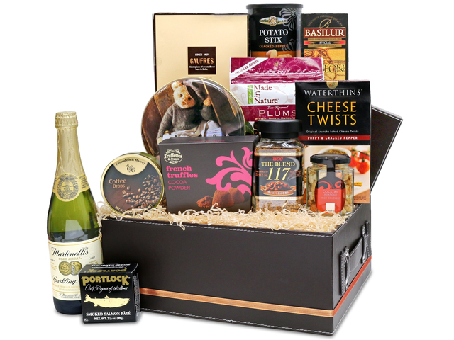 Wine n Food Hamper - Premium Fine Wine And Food Gift Hamper FH57 - L32598 Photo