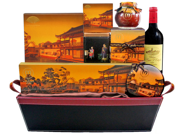 中秋果籃Hamper - 中秋文華東方月餅及美食名貴禮籃 FH142 - L3125567 Photo