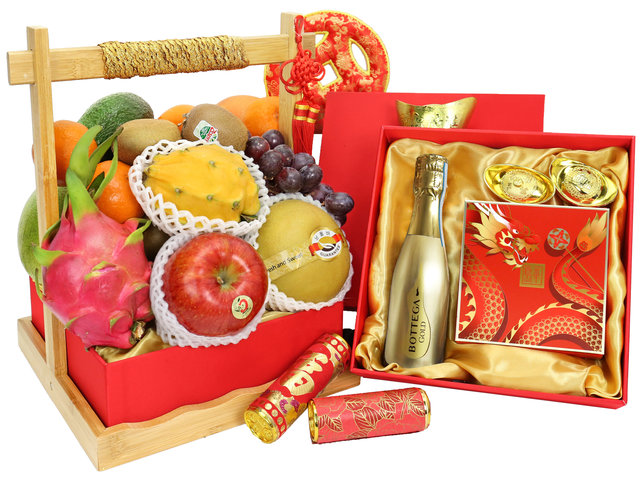 新年果籃Hamper - 新年美食水果禮籃 M17 - CH20111A4 Photo