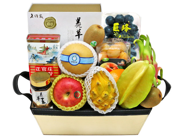 禮物籃Hamper - 豪華高級保健養生水果禮籃 - L76602326 Photo